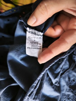 T-shirt elegante blu