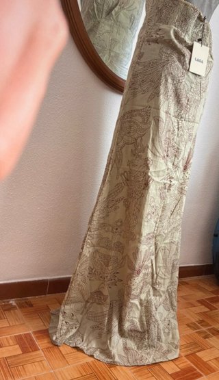 Vestido largo nuevo LAGA 100% Algodón Estampado