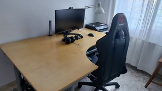 Mesa IKEA GALANT 120x160 cm + Soporte PC