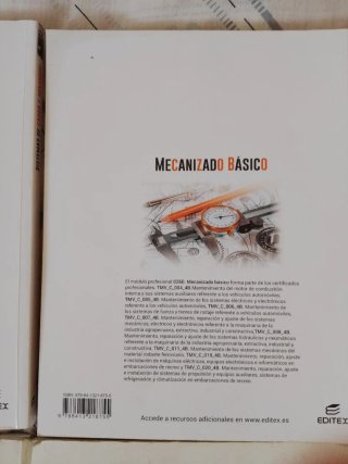 Pack de 4 libros de FP Electromecánica 1°