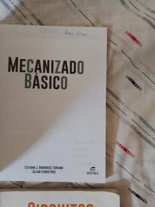 Pack de 4 libros de FP Electromecánica 1°