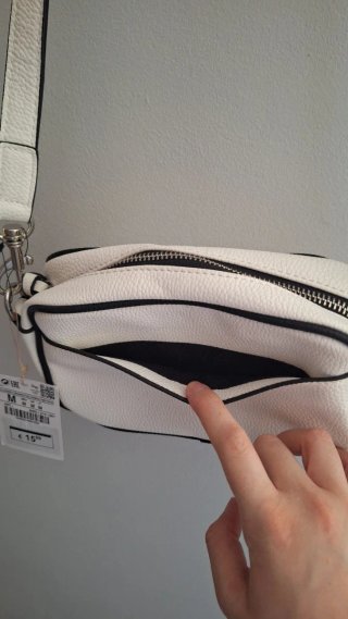 Bolso bandolera blanco Pull&Bear