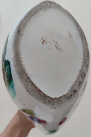 Brocca ceramica dipinta a mano vintage