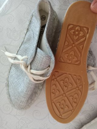Zapatillas esparto Silver and Blue Talla 36