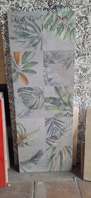 Pasta Blanca Decor Flower 33x90