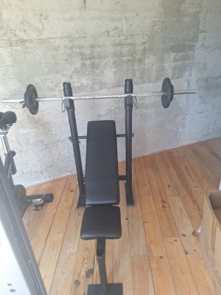 Gimnasio Marcy: Pesas, Banco y Bicicleta