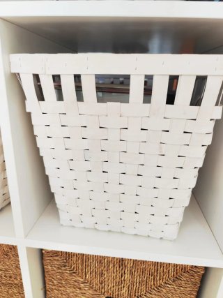 4 Cajas Almacenaje Ikea Madera Blancas