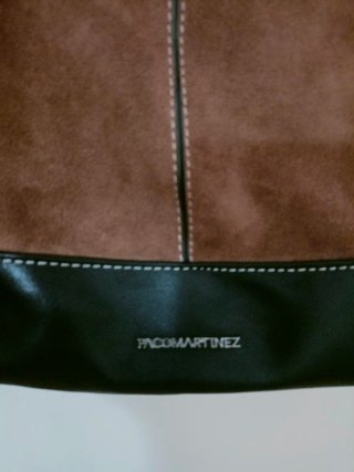 Bolso bandolora Marrón y Negro