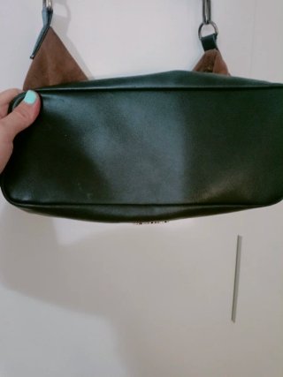 Bolso bandolora Marrón y Negro