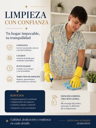 Ofrezco servicio de limpieza