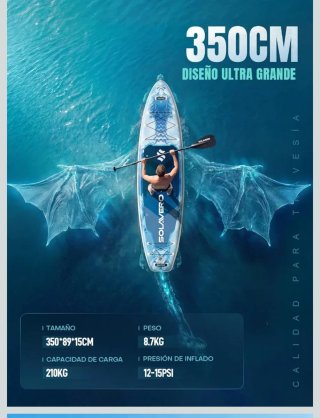 Tabla Paddle Surf SOLAVERO 350cm a estrenar