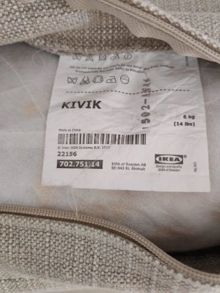Sofá KIVIK 3 plazas beige