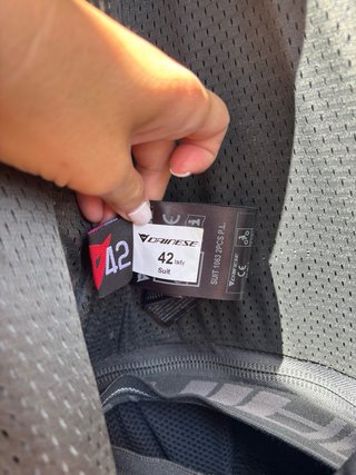 Mono de piel Dainese 2 piezas T. 42