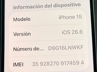 iPhone 15 256GB amarillo