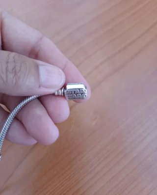 Pulsera Pandora Star Wars Grogu Plata (original)