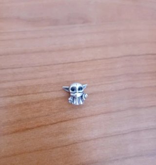 Pulsera Pandora Star Wars Grogu Plata (original)