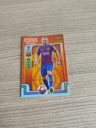 Lote 4 Cartas Fútbol Iconos LaLiga Panini