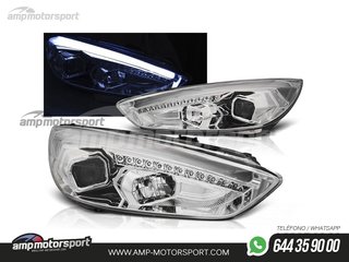 FAROS DELANTEROS LUZ DIURNA TUBE LIGHT PARA FORD FOCUS MK3 2015-2018