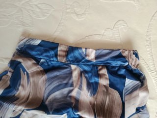 Falda larga estampada