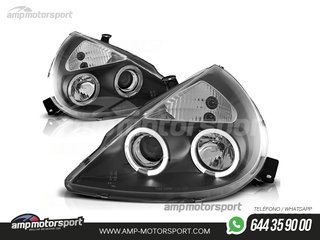 FAROS DELANTEROS OJOS DE ANGEL PARA FORD KA