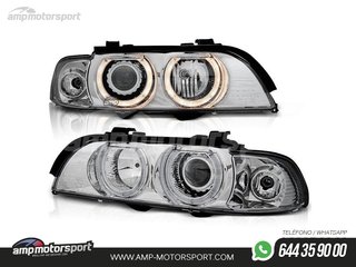 FAROS DELANTEROS OJOS DE ANGEL XENON PARA BMW SERIE 5 E39 / BERLINA / TOURING