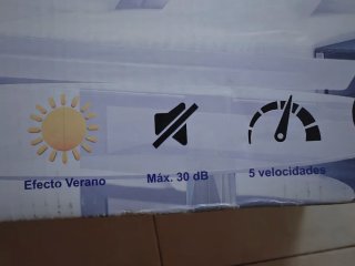 Ventilador de techo blanco SIN LUZ