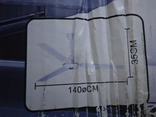 Ventilador de techo blanco SIN LUZ