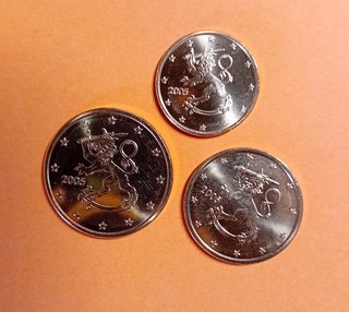 3 Monedas de Finalandia 04,05 ó 06 elige año. s/c