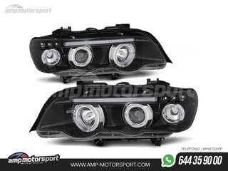 FAROS DELANTEROS OJOS DE ANGEL PARA BMW X5 E53