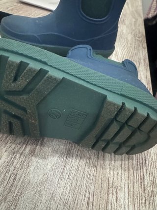 Zapatos niño azul y marrón