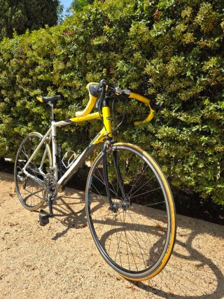 Bicicleta de ruta + accesorios
