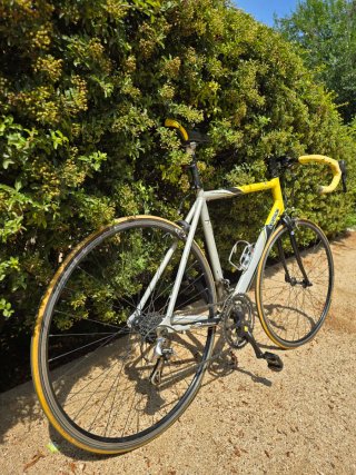 Bicicleta de ruta + accesorios