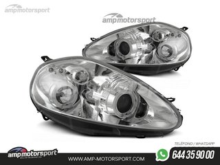 FAROS DELANTEROS OJOS DE ANGEL PARA FIAT GRANDE PUNTO
