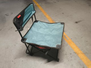 2 Sillas Plegable bajita Quechua Tela y Metal