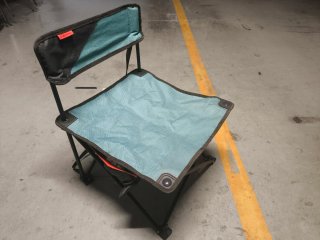2 Sillas Plegable bajita Quechua Tela y Metal