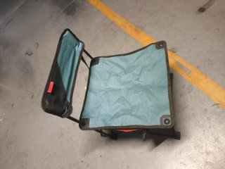 2 Sillas Plegable bajita Quechua Tela y Metal