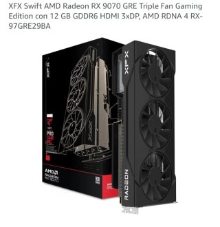 PC ITX AM5,Ryzen 7500F,RX9070GRE,16GB DDR5,SSD 1TB