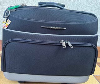 Trolley porta documenti nero e grigio