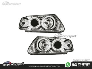 FAROS DELANTEROS OJOS DE ANGEL PARA CITROËN SAXO
