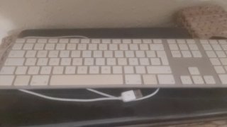 Teclado Apple Plata/Blanco