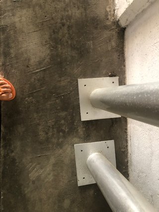 Patas de acero inoxidable (2 unidades)
