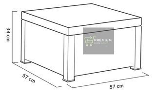 SP Berner - Set de Muebles de Jardín y Terraza Diva Wengue