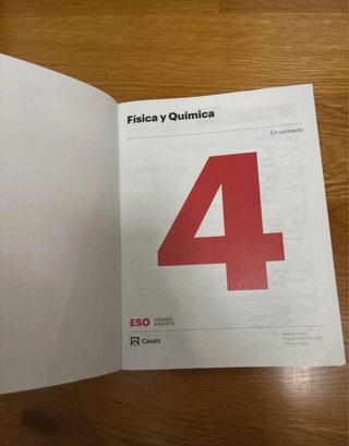 Física y química 4 eso LOMLOE