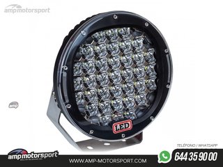 FOCO LED LARGO ALCANCE REDONDO 185W 6000K NEGRO