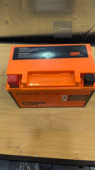 GP-PRO GT12A-BS - Batería de arranque para motos