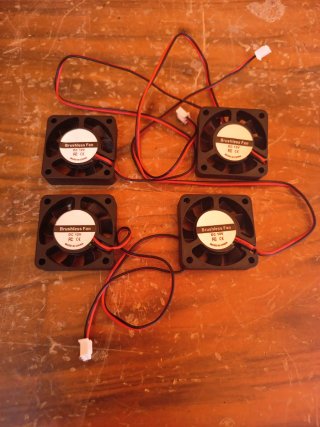 4 Ventilatori Brushless 12V