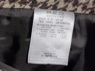Red Valentino Gonna Pied de Poule