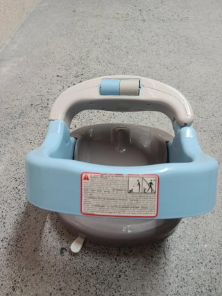 Asiento Bañera Bebé Olmitos Azul/Gris