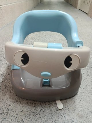 Asiento Bañera Bebé Olmitos Azul/Gris