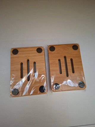 Coppia portasapone legno
